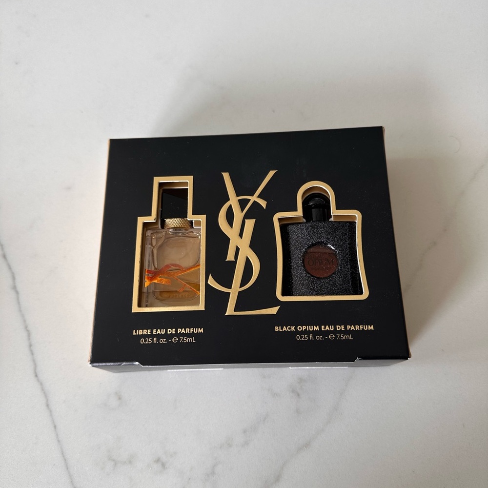 NIB Yves Saint Laurent Fragrance Gift Set - Libre and Black Opium